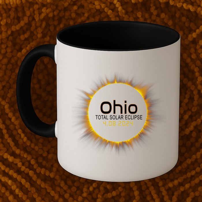 Ohio Total Solar Eclipse April 8 2024 Mug
