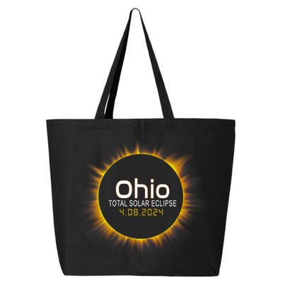 Ohio Total Solar Eclipse April 8 2024 25L Jumbo Tote