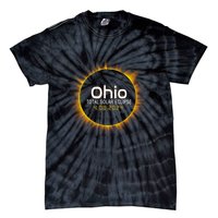 Ohio Total Solar Eclipse April 8 2024 Tie-Dye T-Shirt