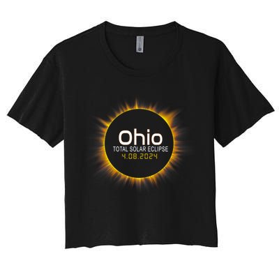 Ohio Total Solar Eclipse April 8 2024 Crop Top