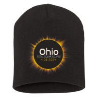 Ohio Total Solar Eclipse April 8 2024 Short Acrylic Beanie