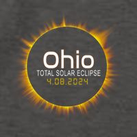 Ohio Total Solar Eclipse April 8 2024 Vector Backpack
