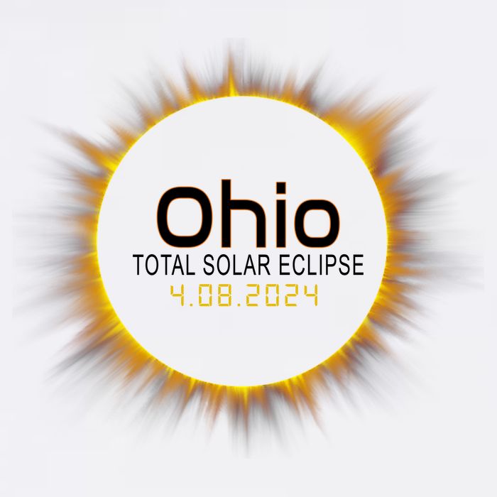 Ohio Total Solar Eclipse April 8 2024 Garment-Dyed Sweatshirt