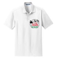 Our Team Sleighs Christmas Family Pajama Xmas Holiday Dry Zone Grid Polo