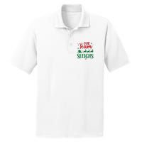 Our Team Sleighs Christmas Santa Reindeers Office Staff PosiCharge RacerMesh Polo