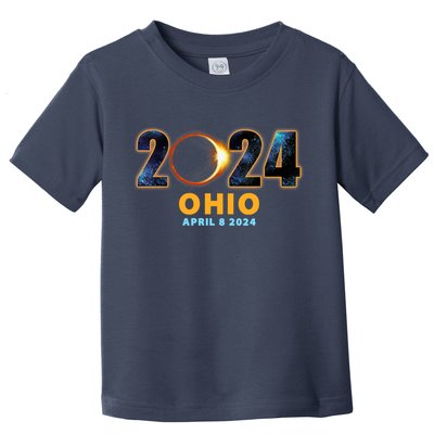Ohio Total Solar Eclipse 2024 Toddler T-Shirt