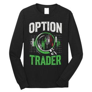 Option Trader Stock Exchange Traders Stocks Trading Long Sleeve Shirt