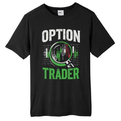 Option Trader Stock Exchange Traders Stocks Trading Tall Fusion ChromaSoft Performance T-Shirt