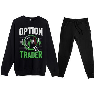 Option Trader Stock Exchange Traders Stocks Trading Premium Crewneck Sweatsuit Set