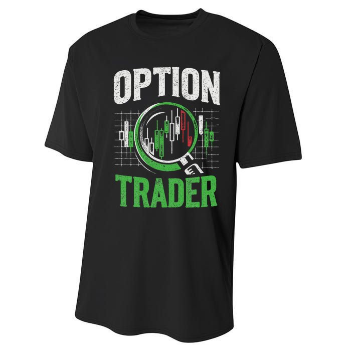 Option Trader Stock Exchange Traders Stocks Trading Performance Sprint T-Shirt