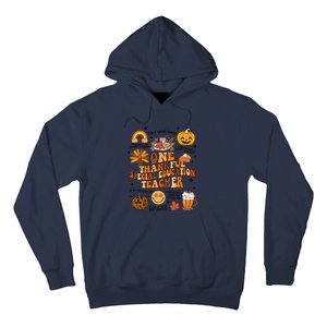 One Thankful Special Education Teacher Thanksgiving Fall Hoodie