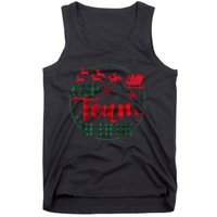 Our Team Sleighs Reindeer Santa Claus Christmas Office Staff Tank Top