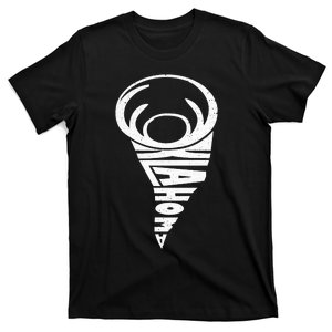 Oklahoma Tornado Storm Chaser Meteorologist Word Art T-Shirt