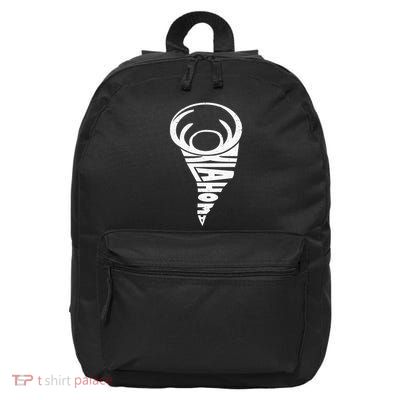 Oklahoma Tornado Storm Chaser Meteorologist Word Art 16 in Basic Backpack
