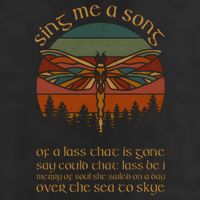 Outlander Theme Sing Me A Song Dragonfly Garment-Dyed Fleece Hoodie