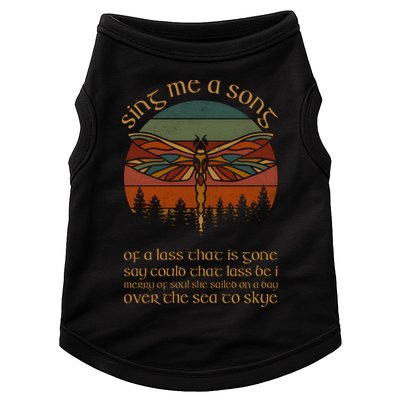 Outlander Theme Sing Me A Song Dragonfly Doggie Tank