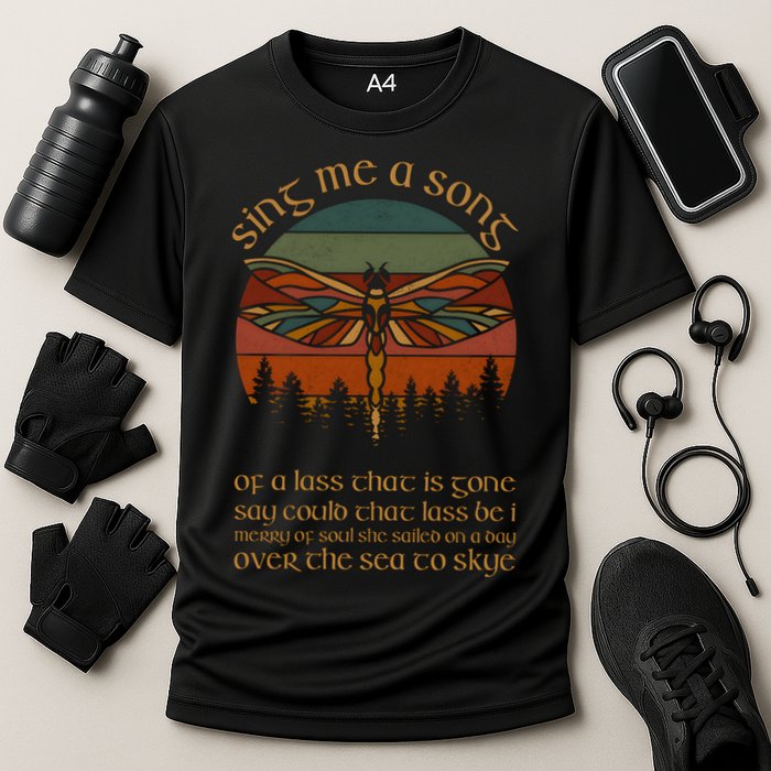 Outlander Theme Sing Me A Song Dragonfly Performance Shirt