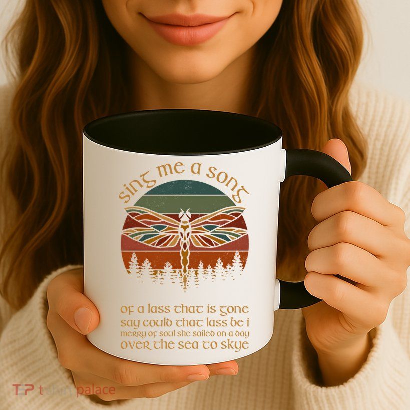 Outlander Theme Sing Me A Song Dragonfly Mug