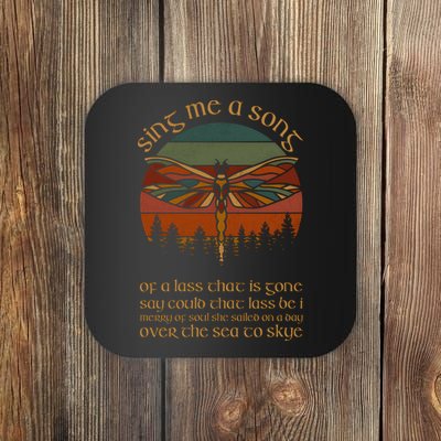 Outlander Theme Sing Me A Song Dragonfly Coaster