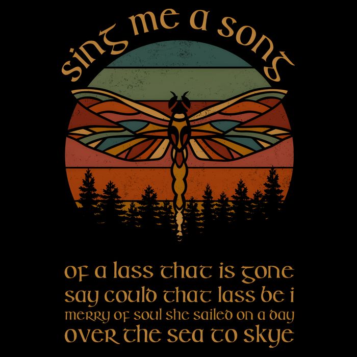 Outlander Theme Sing Me A Song Dragonfly 16 in Basic Backpack