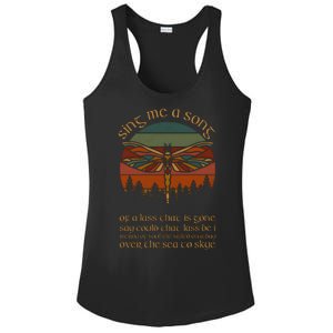 Outlander Theme Sing Me A Song Dragonfly Ladies PosiCharge Competitor Racerback Tank