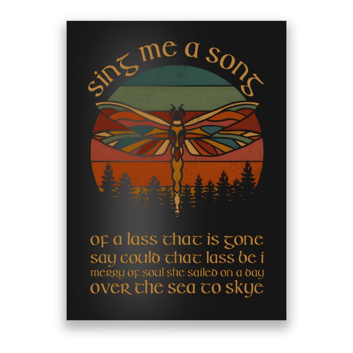 Outlander Theme Sing Me A Song Dragonfly Poster
