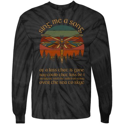 Outlander Theme Sing Me A Song Dragonfly Tie-Dye Long Sleeve Shirt