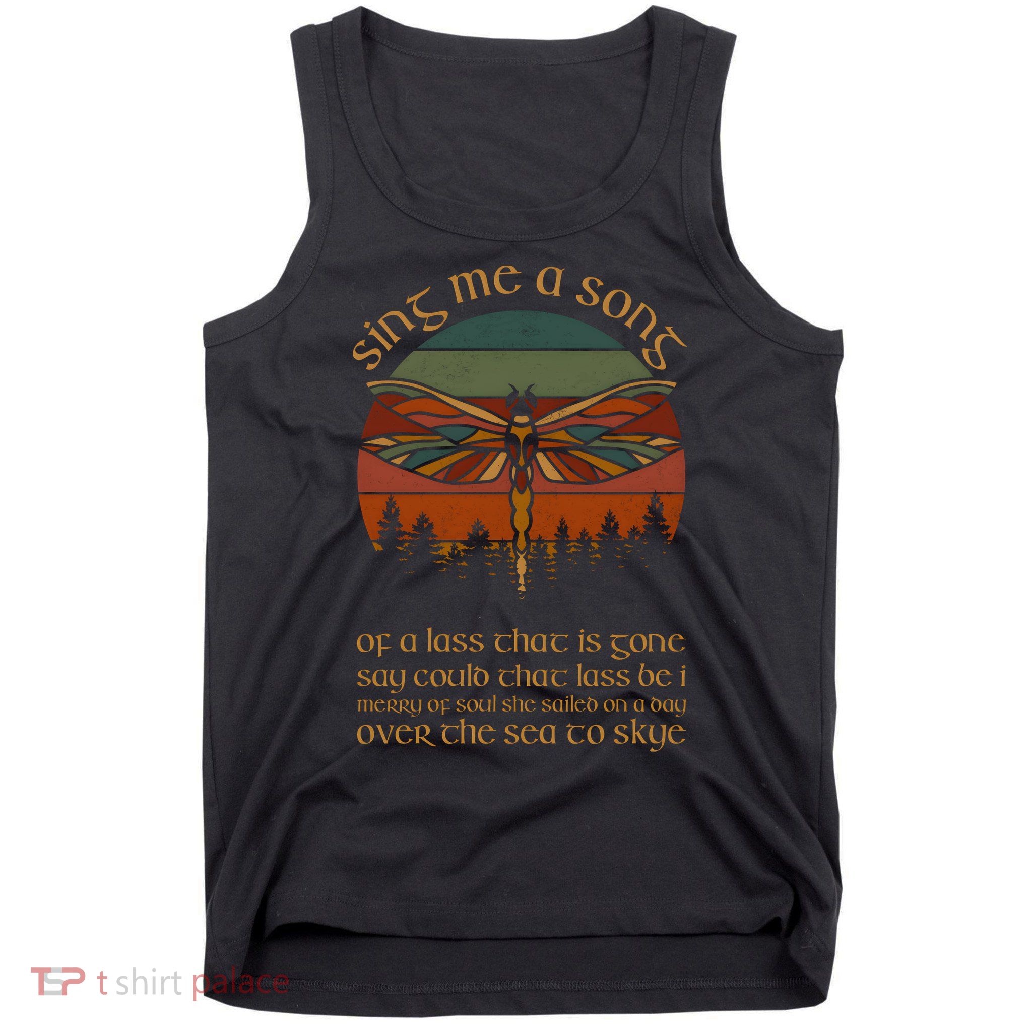 Outlander Theme Sing Me A Song Dragonfly Tank Top