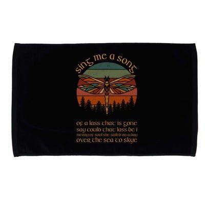 Outlander Theme Sing Me A Song Dragonfly Microfiber Hand Towel