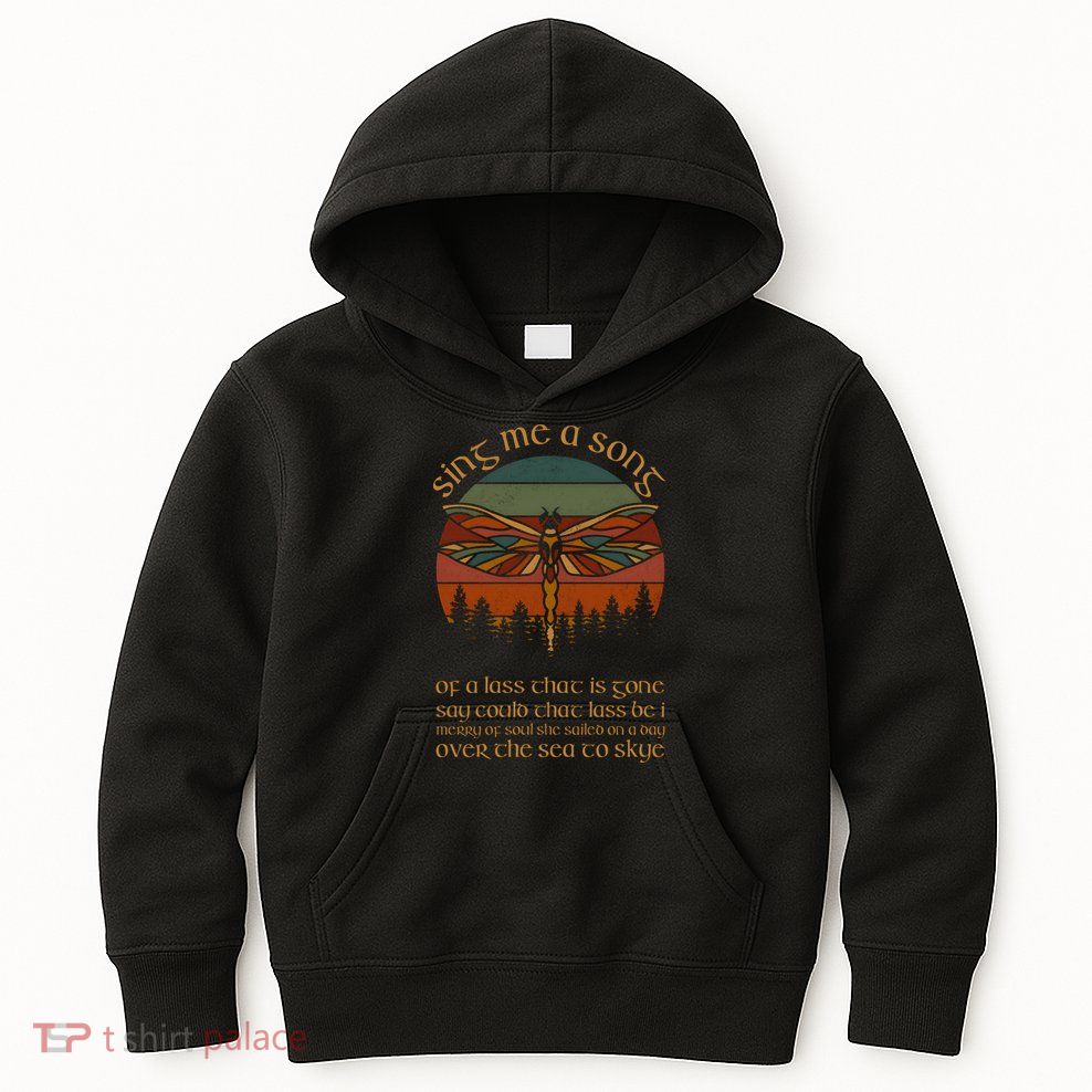 Outlander Theme Sing Me A Song Dragonfly Kids Hoodie