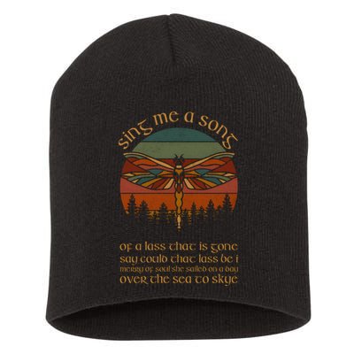 Outlander Theme Sing Me A Song Dragonfly Short Acrylic Beanie