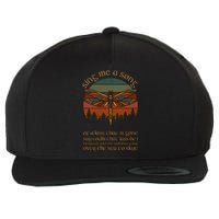 Outlander Theme Sing Me A Song Dragonfly Wool Snapback Cap