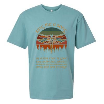 Outlander Theme Sing Me A Song Dragonfly Sueded Cloud Jersey T-Shirt