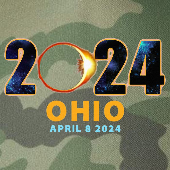 Ohio Total Solar Eclipse 2024 Legacy Tie Dye Trucker Hat