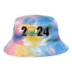 Ohio Total Solar Eclipse 2024 Tie Dye Newport Bucket Hat