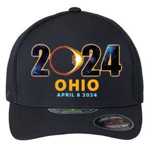 Ohio Total Solar Eclipse 2024 Flexfit Unipanel Trucker Cap