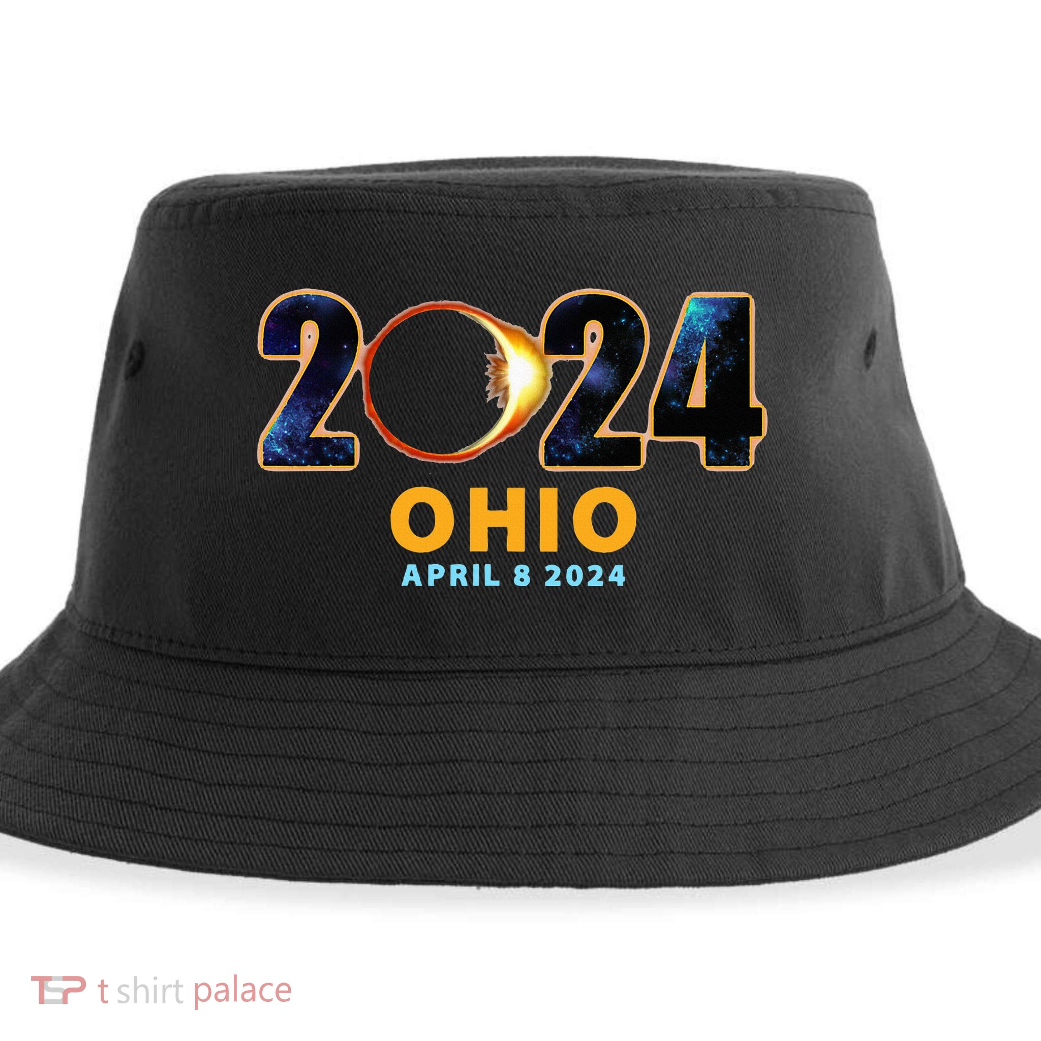 Ohio Total Solar Eclipse 2024 Sustainable Bucket Hat