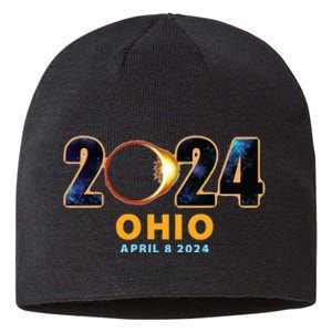 Ohio Total Solar Eclipse 2024 Sustainable Beanie