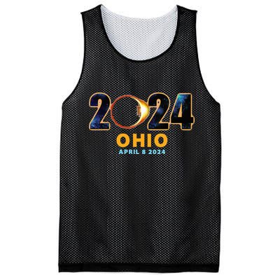 Ohio Total Solar Eclipse 2024 Mesh Reversible Basketball Jersey Tank