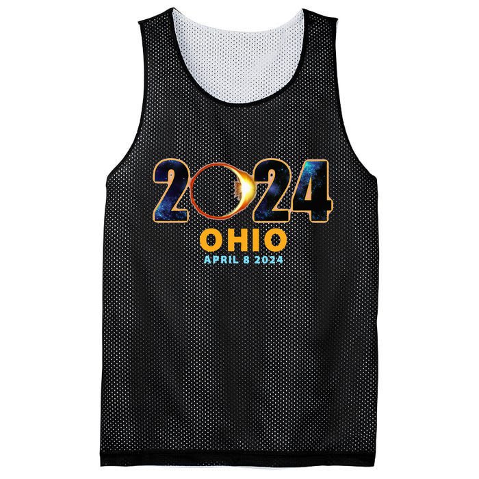 Ohio Total Solar Eclipse 2024 Mesh Reversible Basketball Jersey Tank