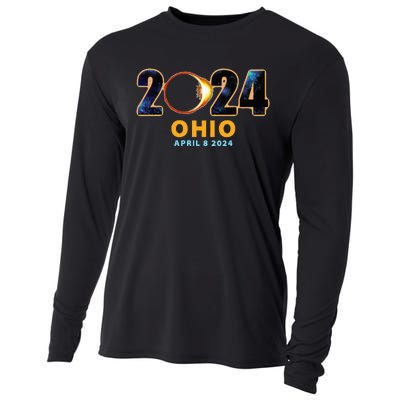 Ohio Total Solar Eclipse 2024 Cooling Performance Long Sleeve Crew