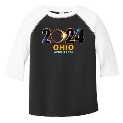 Ohio Total Solar Eclipse 2024 Toddler Fine Jersey T-Shirt