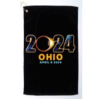 Ohio Total Solar Eclipse 2024 Golf Towel