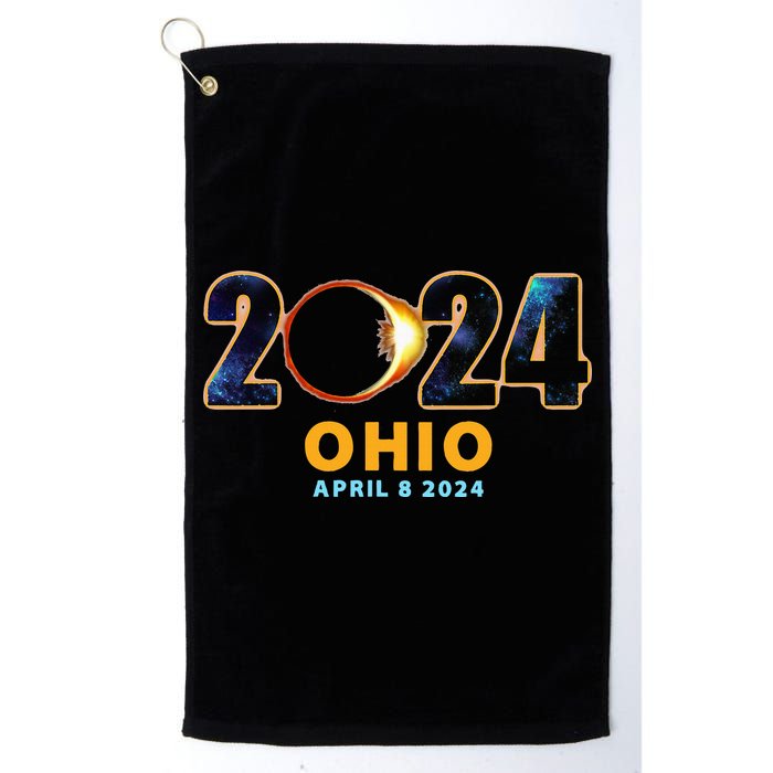 Ohio Total Solar Eclipse 2024 Golf Towel
