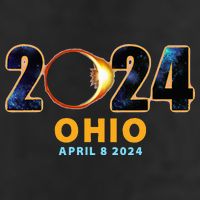 Ohio Total Solar Eclipse 2024 Golf Towel