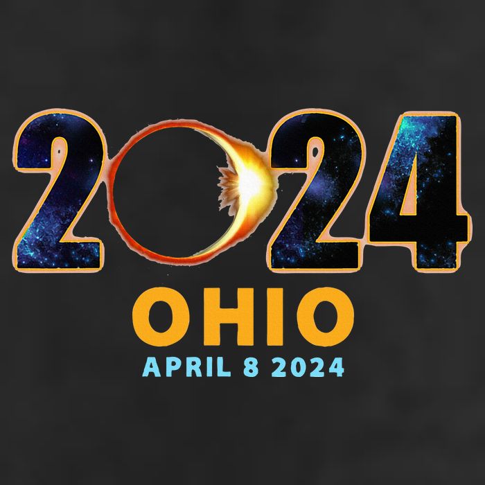Ohio Total Solar Eclipse 2024 Golf Towel
