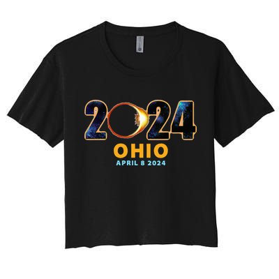 Ohio Total Solar Eclipse 2024 Crop Top