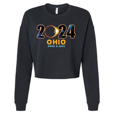 Ohio Total Solar Eclipse 2024 Cropped Pullover Crew