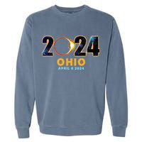 Ohio Total Solar Eclipse 2024 Garment-Dyed Sweatshirt