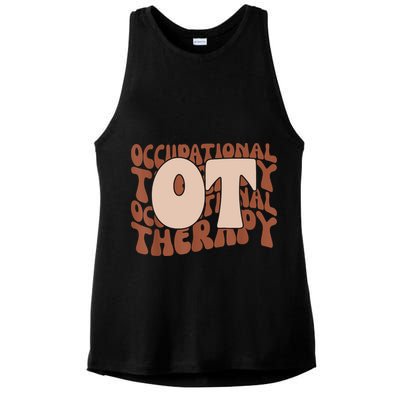Occupational Therapy Student OT Therapist OT Assistant Ladies PosiCharge Tri-Blend Wicking Tank